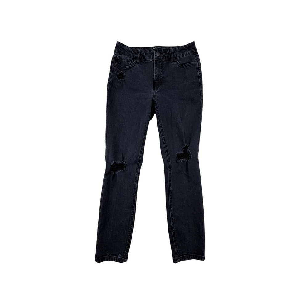 y2k indie sleeze grunge emo twee spring summer 2027 distressed size 4 denim jean